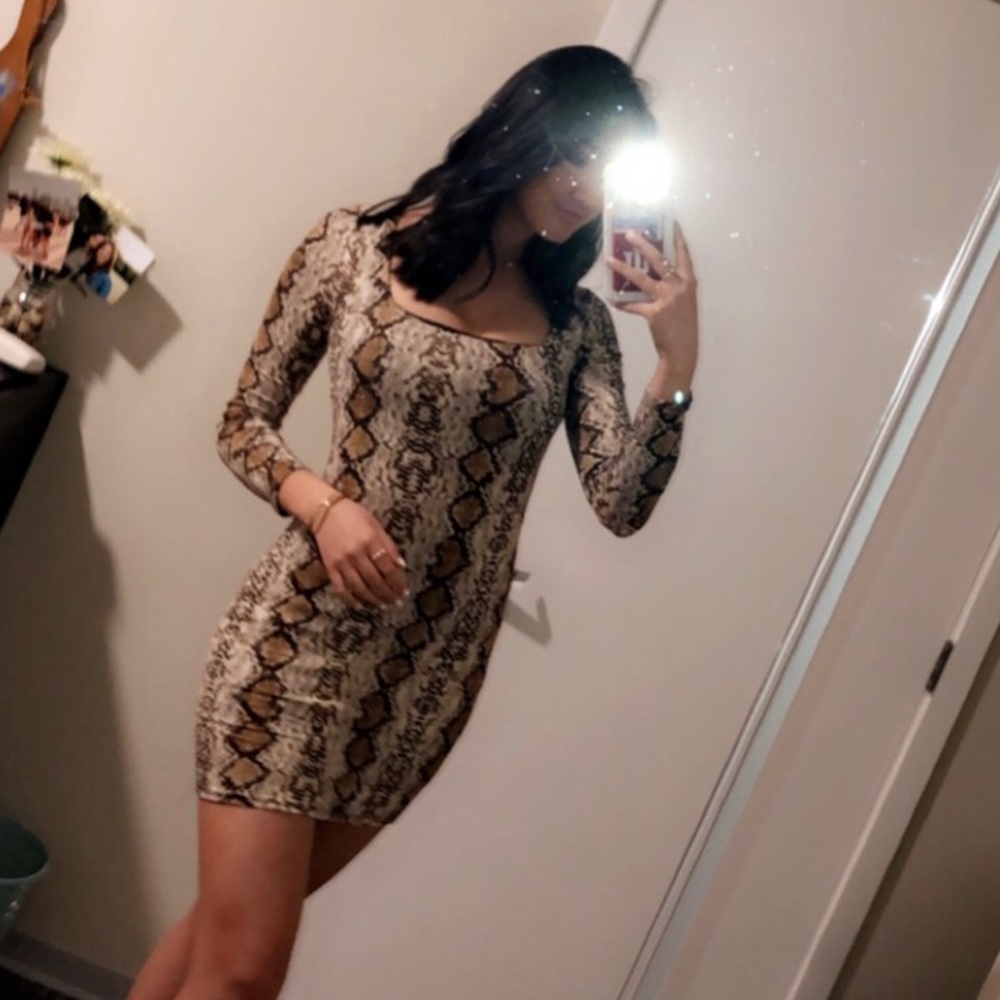 Snakeskin Dress